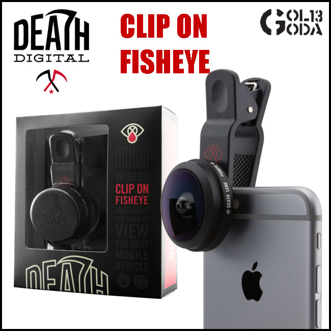 DEATH DIGITAL LENS CLIP ON FISHEYE デス レンズ スマホ…...:golgoda:10011630