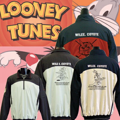 LOONEY TUNES【ルーニー・テューンズ】ジップアップウィンドシャツ 袖脱着 [LT-7701]　