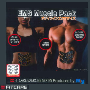 【あす楽対応】 ボディーライン エクササイズ フィットケアー EMS マッスルパック(本体) MEM01-CBBK(2913416) 【SP】