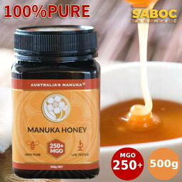 マヌカハニー MGO250+ 500g ［Australia's Manuka］ UMF10+相当 モノフローラル ギフト 高級 生 はちみつ 蜂蜜 天然 オーストラリア 非加熱 無農薬 オーガニック 入学祝い プレゼント 贈答 <strong>まぬかはにー</strong> コンビニ受取可