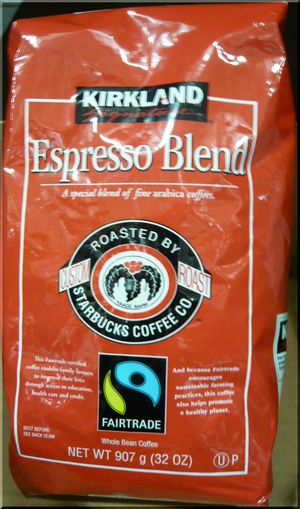 【KS　カークランドスグネチャー　 スターバックス】スタバ　コーヒー豆《赤》　ロースト　エスプレッソ　ブレンド 【STARBUCKS COFFEE 　Espresso　Blend　　 907g】