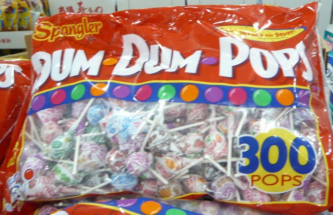 spangler　Dum　Dum　Pops　スパングラー キャンディー ダムダムポップス 300本入り