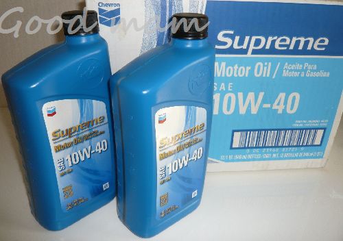 【1本売り】　0.946L　Supreme CHEVRON 1　Moter　Oil シェブロン　モーターオイル 10W-40W 　【アメリカ産】