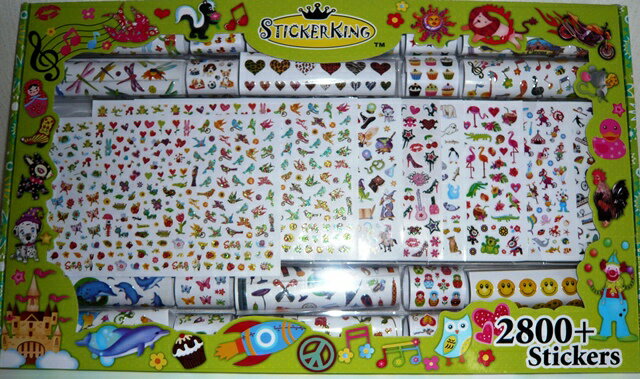 Stickerking ステッカーキング　2800枚以上のシールセット