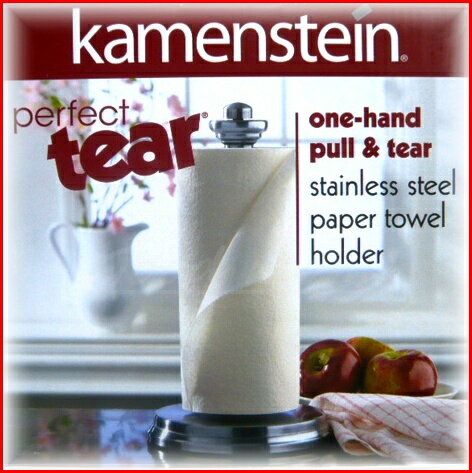 【Kamenstein】ステンレスペーパータオルホルダー【Perfect Tear Paoer Towel Holder】（バウンティやコストコペーパータオルに！）