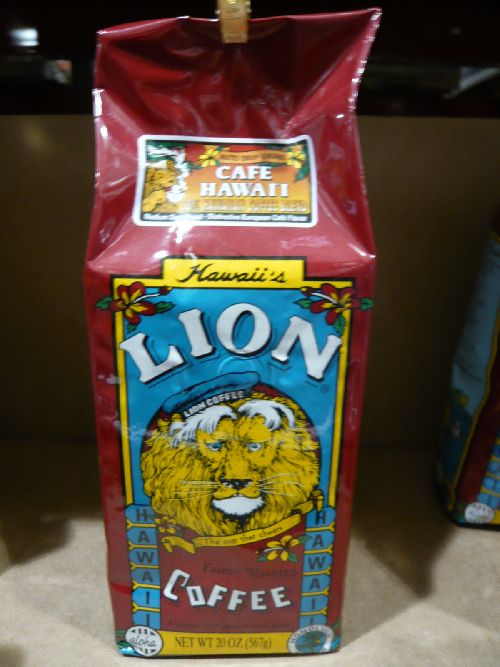 セール品【LION COFFEE】ライオンコーヒー　カフェハワイ　ブレンドミディアムダークロースト　567gセール品　ハワイでおなじみのライオンコーヒー豆をお届けします。
