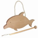 【名入れ可】●イルカの板木 木のおもちゃ 日本製 知育玩具 積み木 型はめ 脳トレ パズル 1歳 2歳 ...