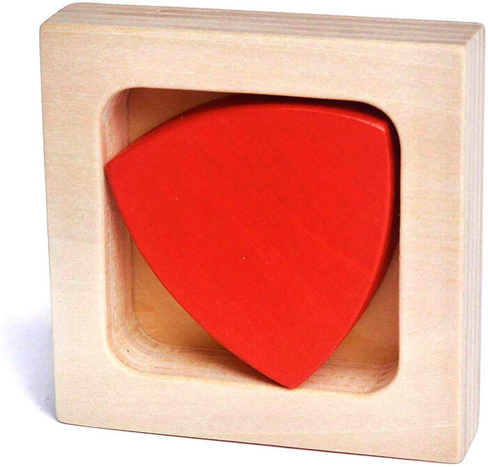 【名入れ可】●ルーローの三角形 数学的木のおもちゃ・知育玩具 木のおもちゃ 型はめ 日本製…...:good-toy:10000212