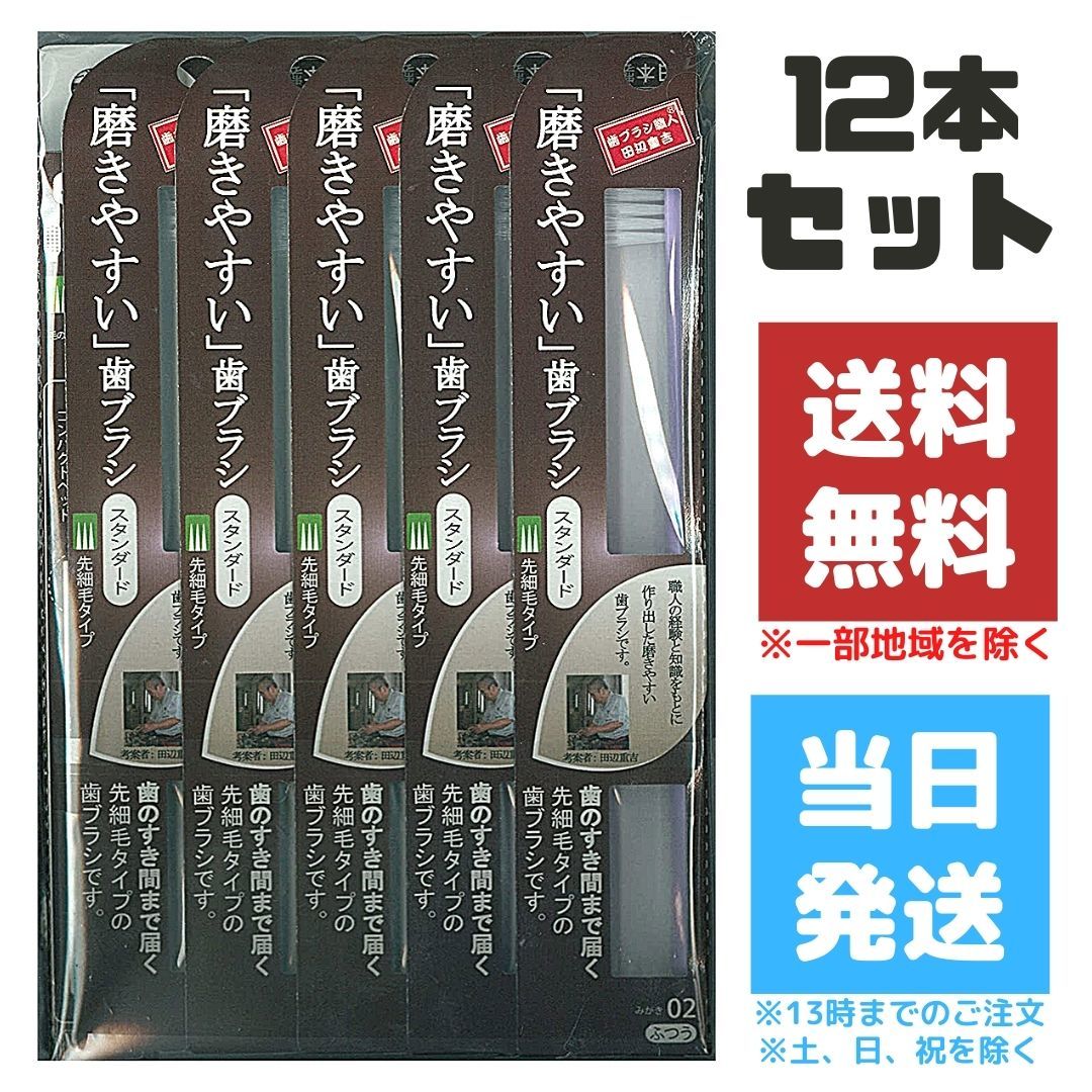 磨きやすい歯ブラシ ライフレンジ 先細 12本セット