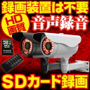 防犯カメラ 音声録音 写真撮影 SDカード録画 HD720P画質 屋外 セット 防滴・防水タイプ 小型タイプ 暗視タイプ 【送料無料】 赤外線 録画 防水 リモコン付属