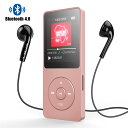 AGPTEK Bluetooth4.0 MP3v[[ HIFI y RpNg A-Bs[gw@\/v/FMWI/ @\ 8GB }CNSDJ[h128GB܂őΉ A02TBluetoothi [YS[h