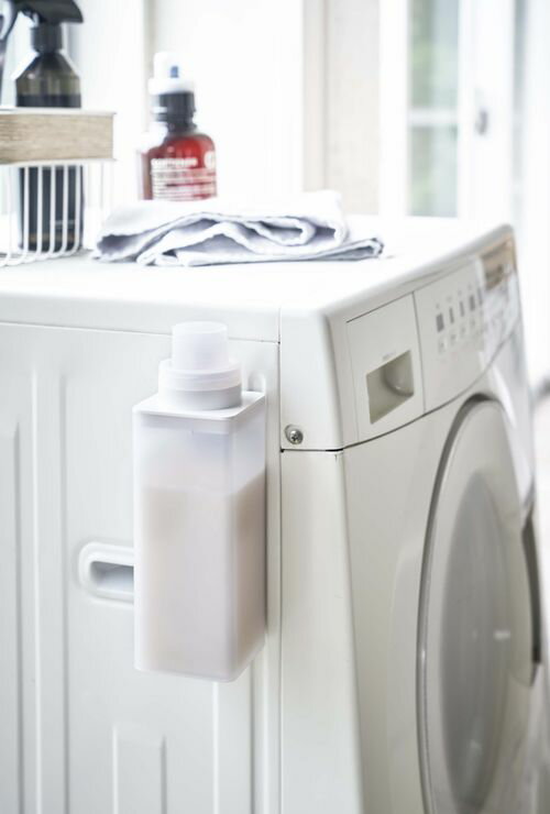 詰め替え用ランドリーボトル ホワイト(山崎実業)