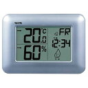 　【TANITA】湿度や温度とあわせて時間表示で使いやすい！タニタ　デジタル温湿度計（置き・掛け両用タイプ）