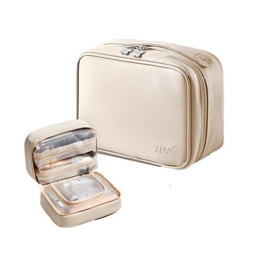 FLORPERRY化粧ポーチメイクポーチレディースバニティポーチ小物入れコスメポーチ化粧バッグセット化粧道具<strong>化粧品ポーチ大容量</strong>トラベルポーチメイクぽーち出張旅行用トイレタリーバッグ…