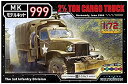【中古】ウォルターソンズジャパン 1/72 モデルキット999シリーズ GMC 2 1/2トンカーゴトラック 色分け済みプラモデル 55006