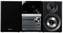 【中古】Panasonic CDステレオシステム ブラック SC-PM48-K