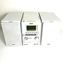 【中古】SONY　ソニー HCD-M35WM（W）ホワイト　マイクロハイファイコンポーネントシステム　（USB/CD/MD/カセットコンポ）　（本体HCD-M35WMとスピーカ