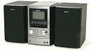 【中古】SONY ソニー CMT-M3(B)ブラック マイクロハイファイコンポーネントシステム（CD/MD/カセット/FM/AMチューナーコンポ）（本体HCD-M3とスピーカーS