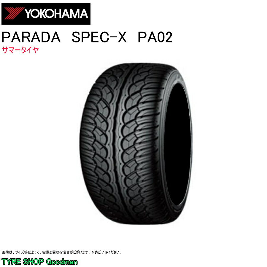 ヨコハマ　パラダ　スペックX　PA02　265/30R22　Ref　【4WD　SUV】【オンロード】【激安】【タイヤ交換可】【265-30-22　NT】