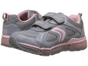 Geox Kids ジオックス 女の子用 キッズシューズ 子供靴 スニーカー 運動靴 Geox Kids ジオックス JR Android Girl 12 (Toddler/Little Kid) - Grey/Pink