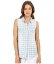 Brigitte Bailey ブリジットベイリー レディース 女性用 ファッション ボタンシャツ Brigitte Bailey ブリジットベイリー Braylee Sleeveless Plaid Button Up Top - Light Denim