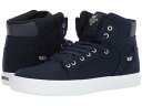 Supra スープラ メンズ 男性用 シューズ 靴 スニーカー 運動靴 Supra スープラ Vaider - Navy Wool/Silver/White