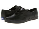 送料無料 ケッズ Keds レディース シューズ 靴 スニーカー 運動靴 女性用 Champion-Leather CVO - Black Leather