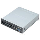 アイネックス AK-ICR-07U3A 3.5インチベイ 内蔵カードリーダー