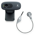 ロジクール C270m ウェブカメラ ヘッドセット付 HD Webcam C270m