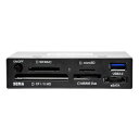 リンクスインターナショナル SFD-321F/T81UEJR USB 3.0対応の3.5インチベイ内蔵型カードリーダー