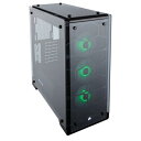CORSAIR Crystal Series 570X RGB CC-9011098-WW ATX対応ミドルタワーPCケース/RGBファン標準搭載/4枚の強化ガラス採用