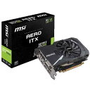 MSI GEFORCE GTX1060 AERO ITX 6G OC GTX1060搭載グラフィックスボード シングルファン設計のショートモデル mini-ITX環境に最適