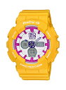 【並行輸入品】 CASIO BABY-G カシオ ベビーG BA-120-9B/BA-120-9B アナデジ イエロー レディース 腕時計 BA-120-9BJF/BA120-9BJF