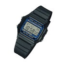 【メール便送料無料】CASIO(カシオ) F-105W-1A/F105W-1A ベーシック デジタル ブラック×ブルー キッズ・子供 かわいい! メンズ/ユニセックスウォッチ チープカシオ 腕時計 【あす楽対応】