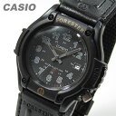 【メール便送料無料】CASIO (カシオ) FORESTER/フォレスター FT-500WC-1B/FT500WC-1B ミリタリーテイストナイロンベルト ブラック キッズ・子供 メンズウォッチ チープカシオ 腕時計 【あす楽対応】