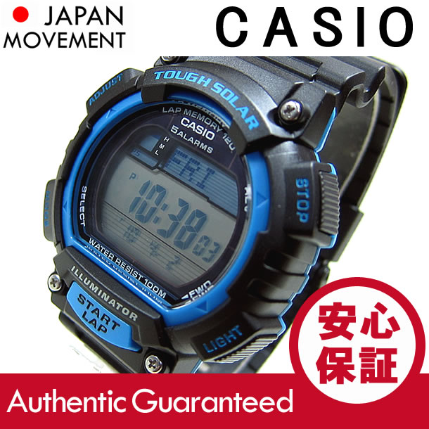 【メール便送料無料】CASIO（カシオ） STLS100H-2AV タフソーラー スポーツ…...:goodyonline:10050200