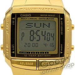 CASIO DATA-BANK（カシオ データバンク）　DB360G-9A／DB-360G-9A ゴールド 海外モデル 腕時計【エントリーで更に値下げ★無料ラッピング・弊社1年保証】