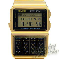 CASIO DATA BANK （カシオ データバンク） DBC-610GA-1DF／DBC610GA-1DF テレメモ 計算機／電卓 ゴールド ドラマ『時効警察』主人公着用 メンズウォッチ 腕時計 【YDKG-m】 【駅伝_東京】 【sep_pt】