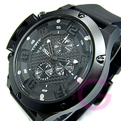 MWG （モラリティー） RM-60-05 クロノグラフ リューズガード IPブラック カーボン メンズウォッチ 腕時計