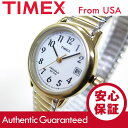 【メール便送料無料】Timex (タイメックス) T2H381 Easy Reader/イージーリーダー 蛇腹ベルト ゴールド×シルバー レディースウォッチ 腕時計