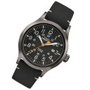 【メール便送料無料】Timex (タイメックス) TW4B01900 Expedition Scout/エクスペディション スカウト レザーベルト ブラック メンズウォッチ 腕時計