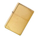 【メール便送料無料】ZIPPO(ジッポー)240 Vintage/ヴィンテージ ブラッシュゴールド Brass/ブラス(真鍮) FULL SIZE ZIPPO LIGHTER/ジッポライター