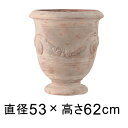【メーカー直送・同梱不可・代引不可・返品不可】【グリーンポット社】 アンドゥーズ アンティコ 53cm テラコッタ鉢 大型 植木鉢 おしゃれ ◆個人宅への配送不可◆