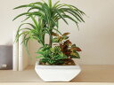 水やり不要！枯れない観葉植物【造花】ドラセナ寄せ植え　H33cm