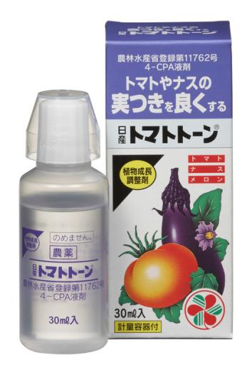 【植物成長調整剤】トマトトーン　30mlトマト・なす・メロンの実のつきを良くする