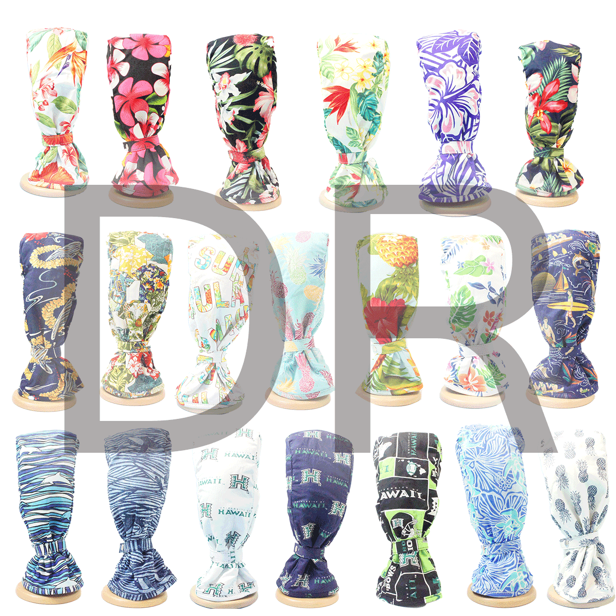 ヘッドカバー ハワイ 直輸入 生地 ドライバー用 カバー リゾート 南国 ゴルフヘッドカバー ゴルフヘッドカバードライバー