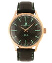 BHウォッチ ミラノ W40RGBKTQ 腕時計 ユニセックス B.H.WATCHES MILANO メンズ レディース レザーストラップ ゴールド ブラック系