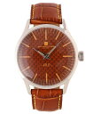 BHウォッチ ミラノ W40STORLO 腕時計 ユニセックス B.H.WATCHES MILANO メンズ レディース レザーストラップ オレンジ系