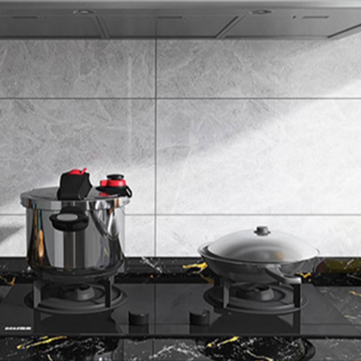 壁紙シール 大理石調 貼ってはがせる 補修 リメイクシート 防水 60cm*3M 浴室 壁紙シール 防カビ 柄05 防汚 賃貸OK お風呂 はがせる おしゃれ 北欧風 のり付き ウォールステッカー 住