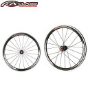 【送料無料】A CLASS(エークラス)FOLEX RACE SL 20インチ 100×135mm 小径車ホイール 前後セット (ブラック)